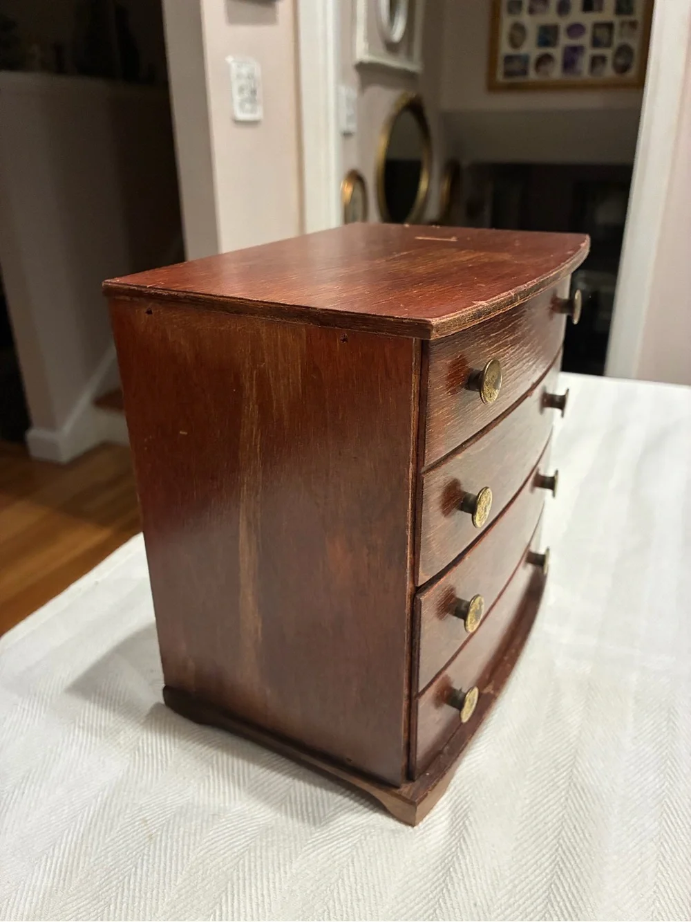 Vintage Wood Doll Furniture Chest of Drawer’s